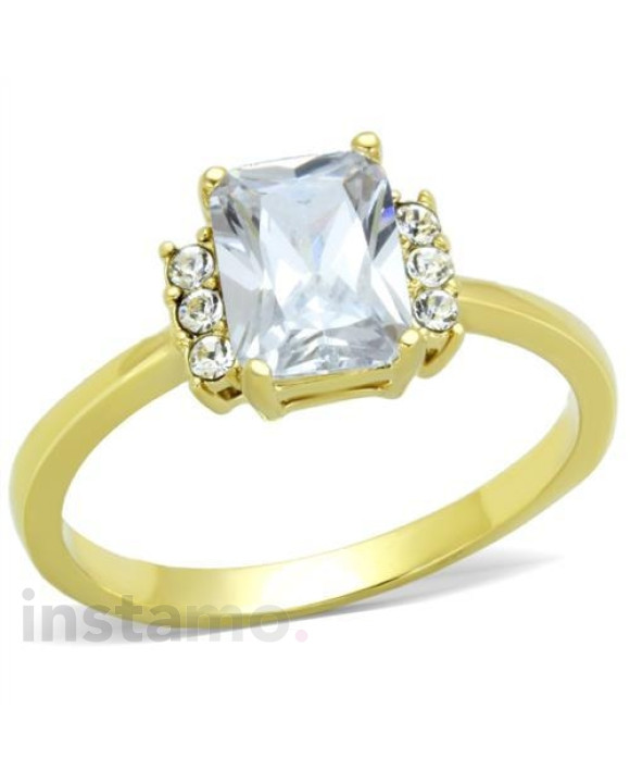 Dámsky pozlátený prsteň