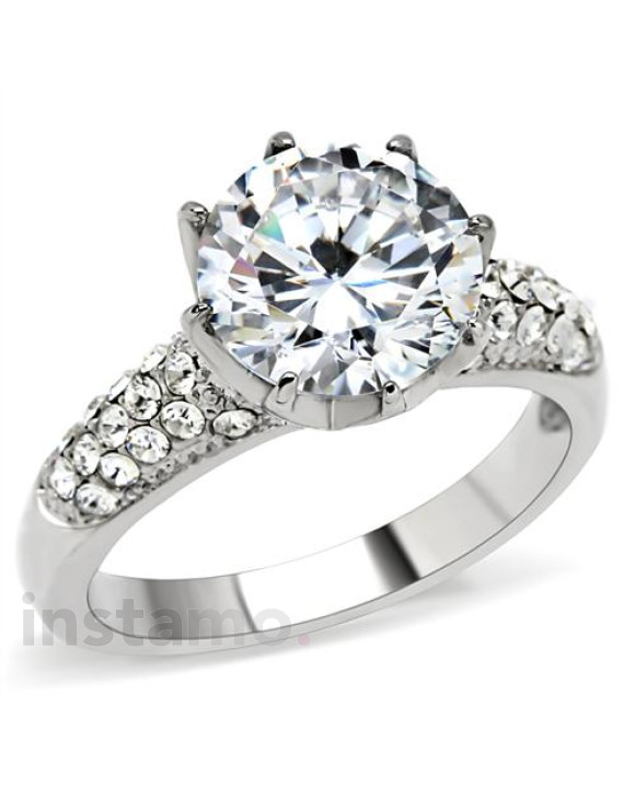 Dámsky oceľový prsteň