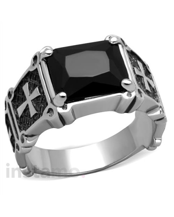 Pánsky oceľový prsteň 