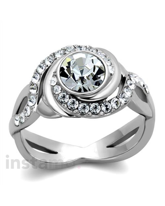 Dámsky oceľový prsteň