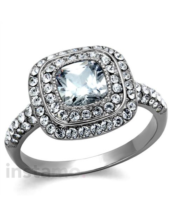 Dámsky oceľový prsteň