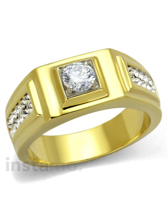 Pánsky oceľový prsteň