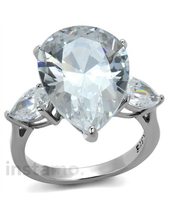 Dámsky oceľový prsteň