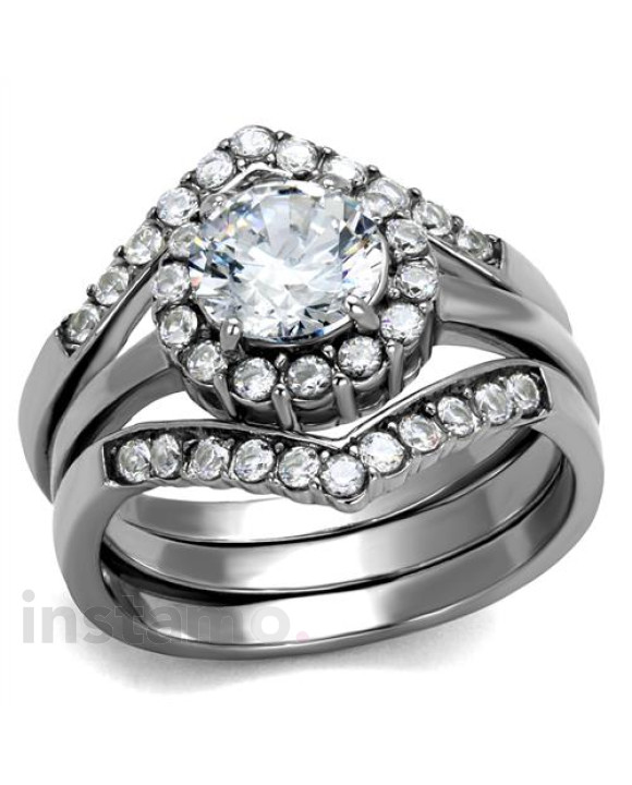 Dámsky oceľový prsteň