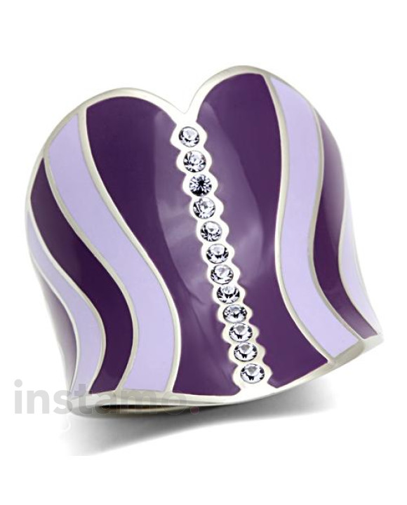 Dámsky oceľový prsteň