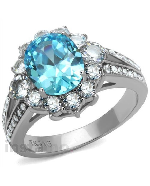 Dámsky oceľový prsteň