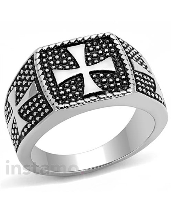 Pánsky oceľový prsteň 