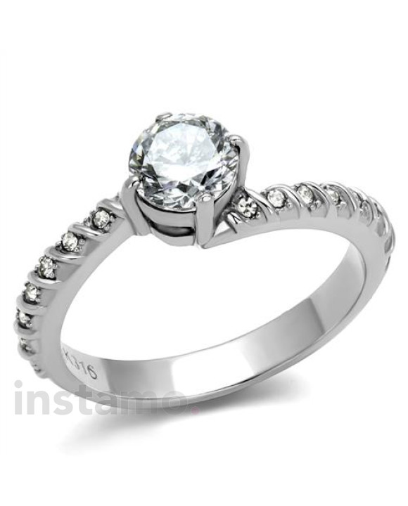 Dámsky oceľový prsteň 