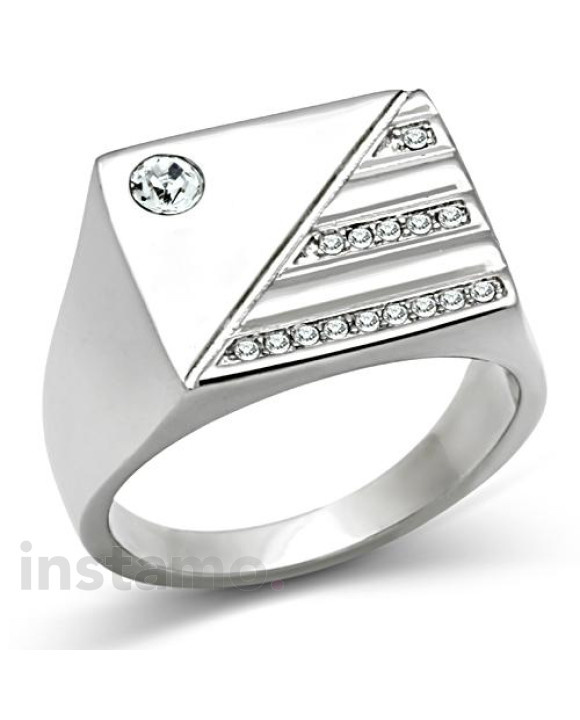 Pánsky oceľový prsteň