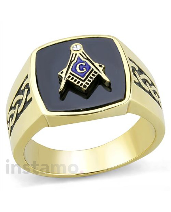 Pánsky oceľový prsteň 