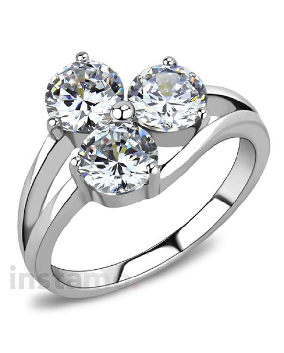 Dámsky oceľový prsteň  