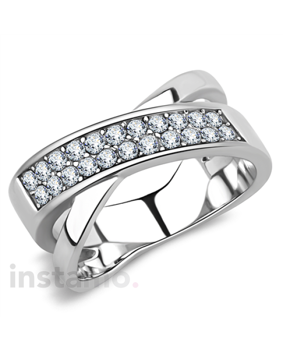 Dámsky oceľový prsteň  