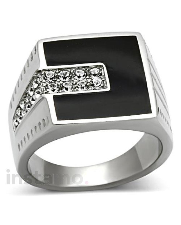 Pánsky oceľový prsteň