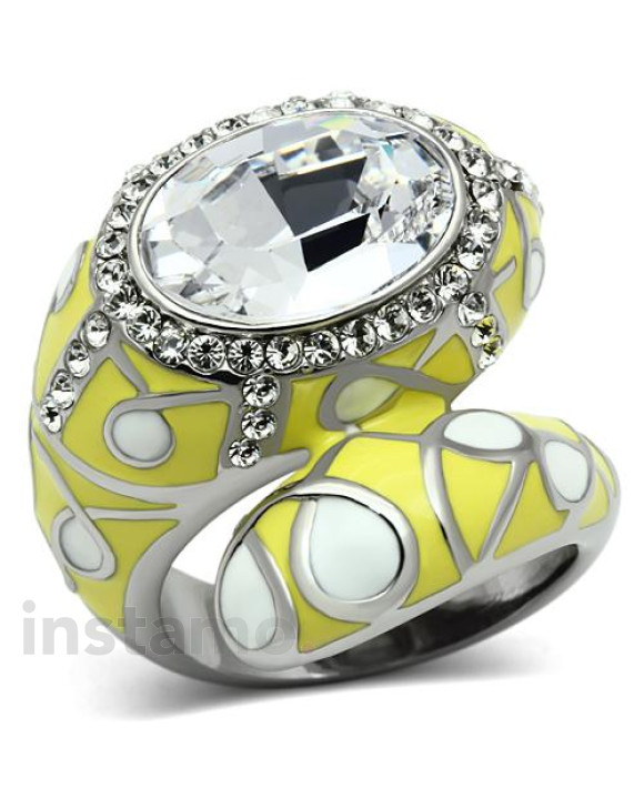 Dámsky oceľový prsteň