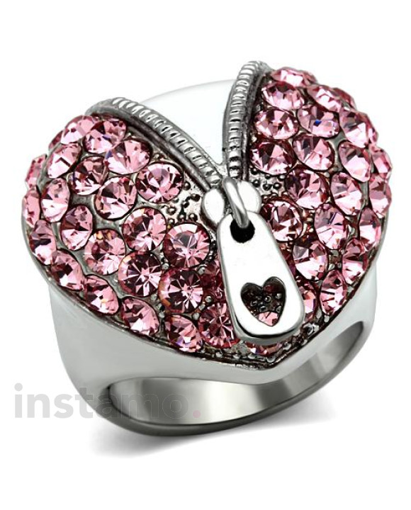 Dámsky oceľový prsteň