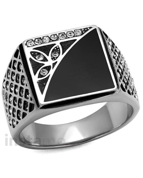 Pánsky oceľový prsteň