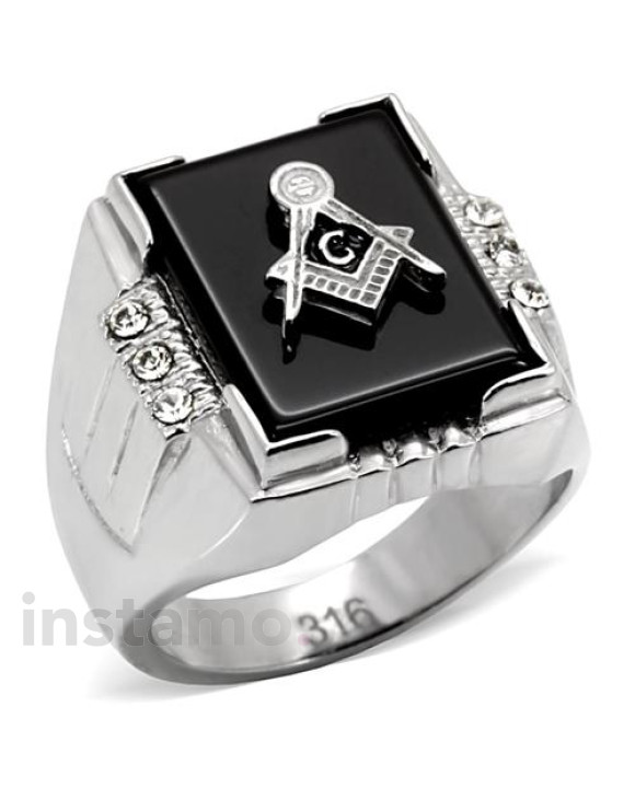 Pánsky oceľový prsteň