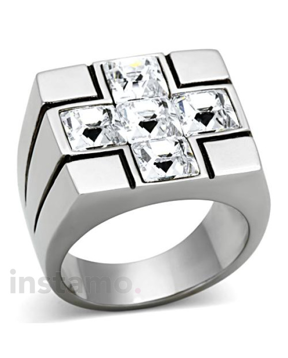 Pánsky oceľový prsteň