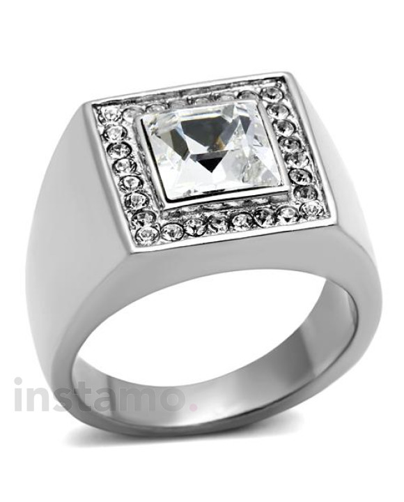 Pánsky oceľový prsteň