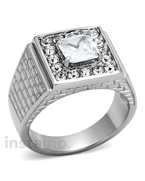 Pánsky oceľový prsteň