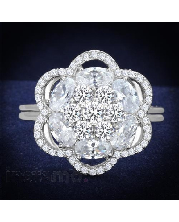 Dámsky strieborný prsteň