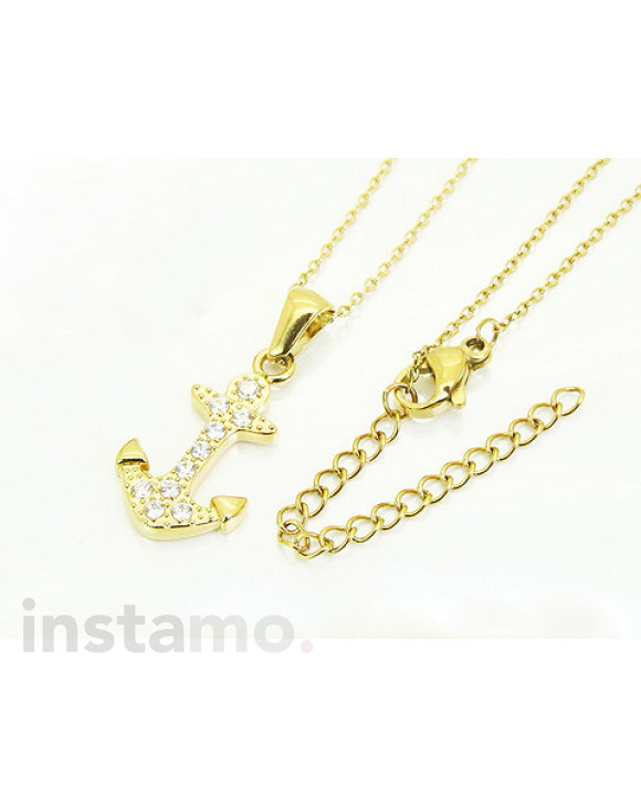 Ocelový náhrdelník s přívěskem ktva-321789-20