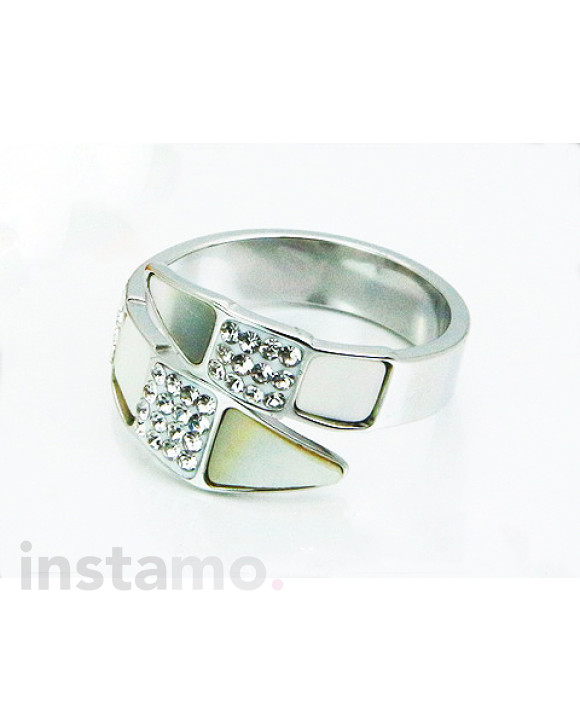 Dámský ocelový prsten-304034-20