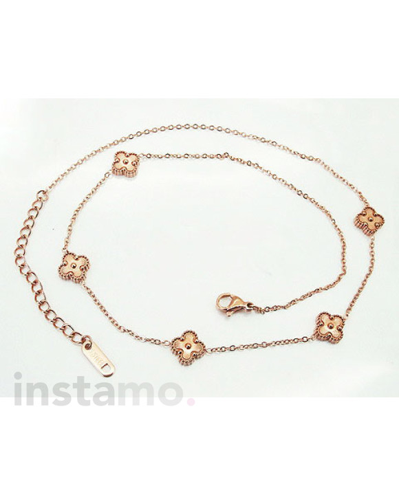 Dámský ocelový náhrdelník rose-307188-20