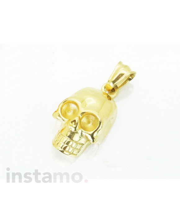 Pánský ocelový přívěsek lebka-266219-20