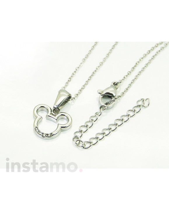 Dámský ocelový náhrdelník s přívěskem mickey-321780-20