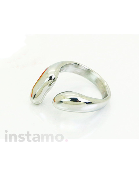 Ocelový nastavitelný prsten-322064-20