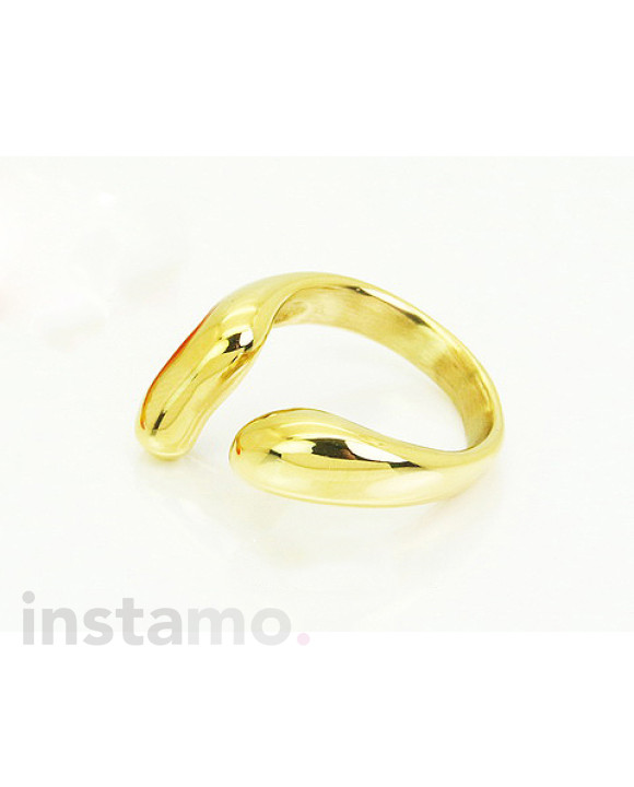 Ocelový nastavitelný prsten-322062-20