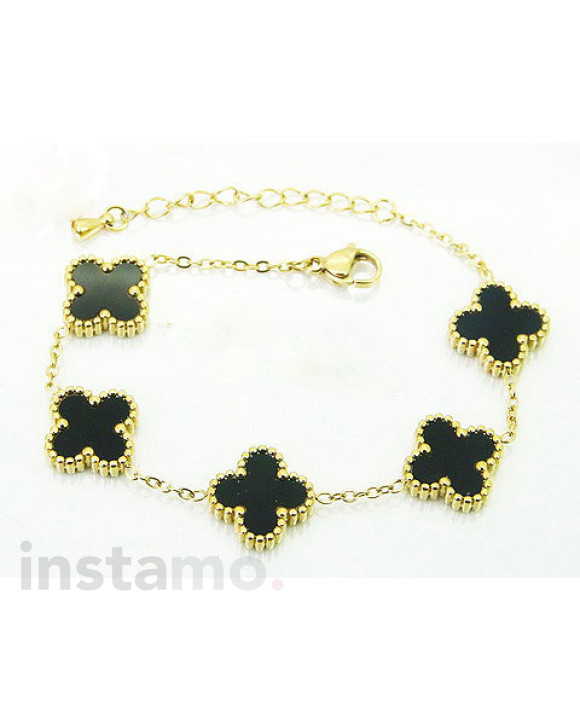 Dámský ocelový náramek pozlacený-281886-20