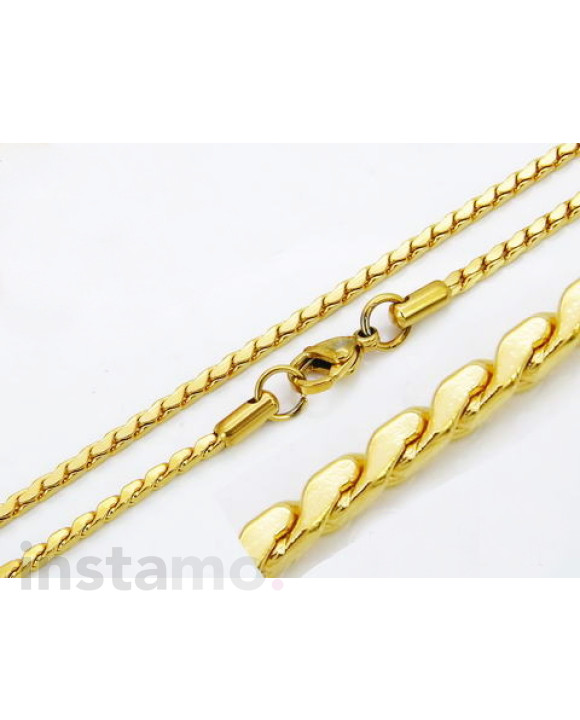 Pozlátená oceľová retiazka