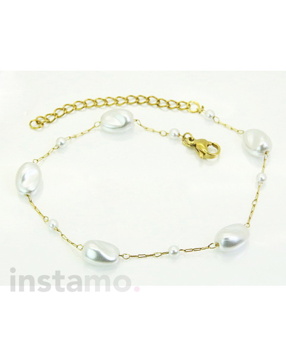 Dámský perlový náramek-321946-20