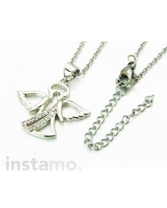 Dámský ocelový náhrdelník-216438-20