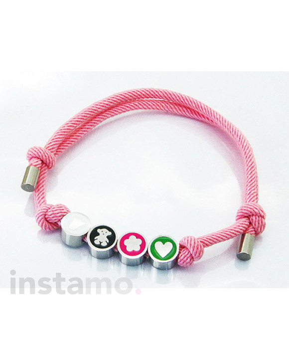 Dámský ocelový náramek pletený-322007-20