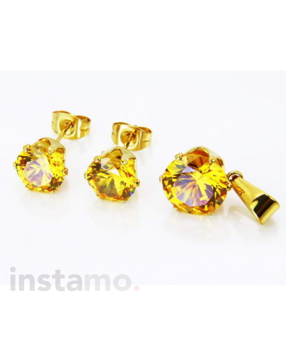 Dámska pozlátená súprava