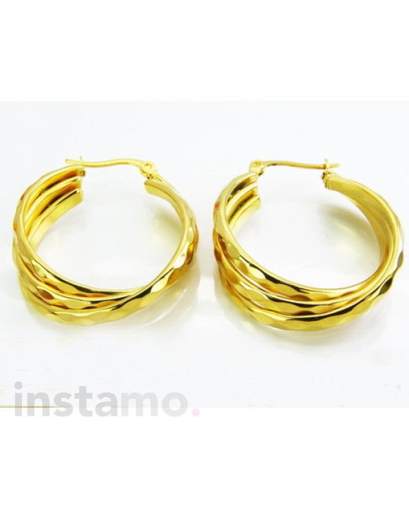 Pozlátené náušnice