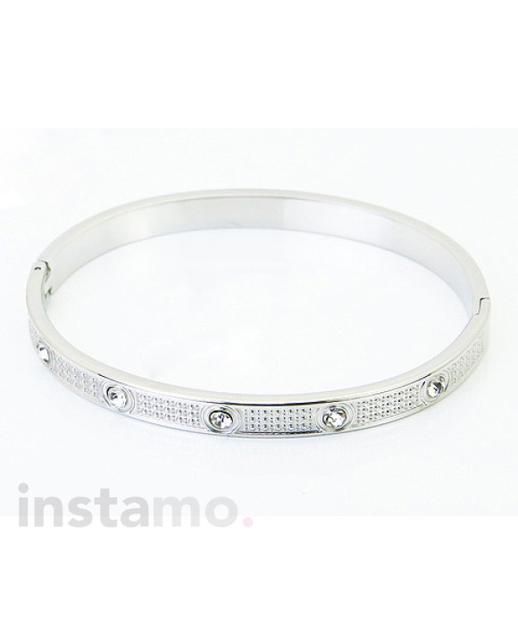 Dámský ocelový náramek pozlacený-321838-20