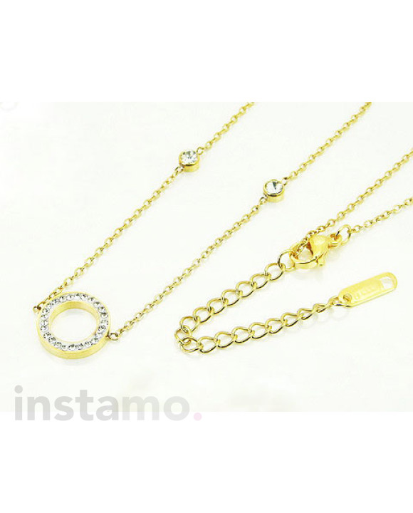 Ocelový náhrdelník s přívěskem-321793-20