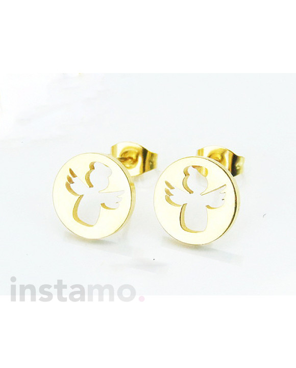 Dámské ocelové náušnice ANDĚL-295665-20