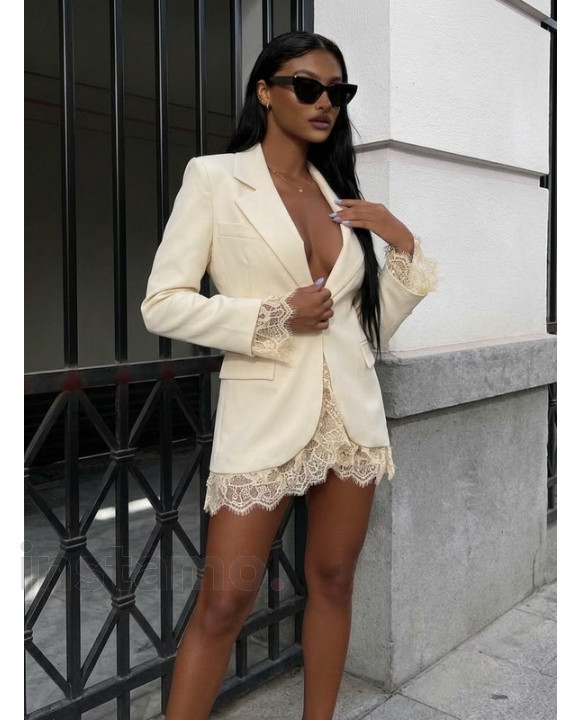 Smetanové sako s krajkou-326302-20