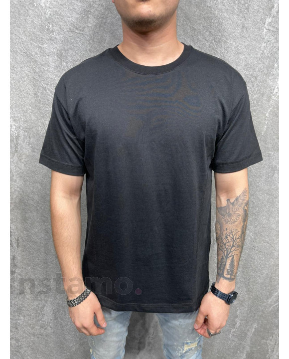 Černé bavlněné tričko-247950-20