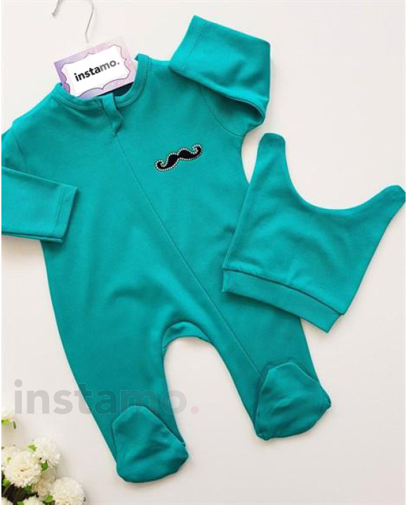 Zelený bavlněný overal-249413-20