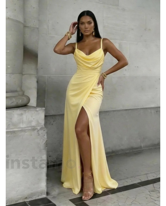 Žluté spoločenské šaty-326596-20