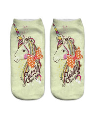 Ponožky jednorožec s 3D potiskem