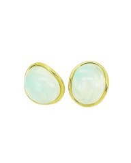 Dámské ocelové náušnice s křišťálem