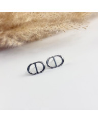 Dámské ocelové náušnice