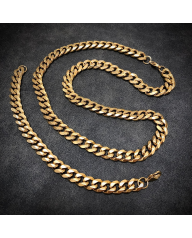 Pánská ocelová pozlacená souprava